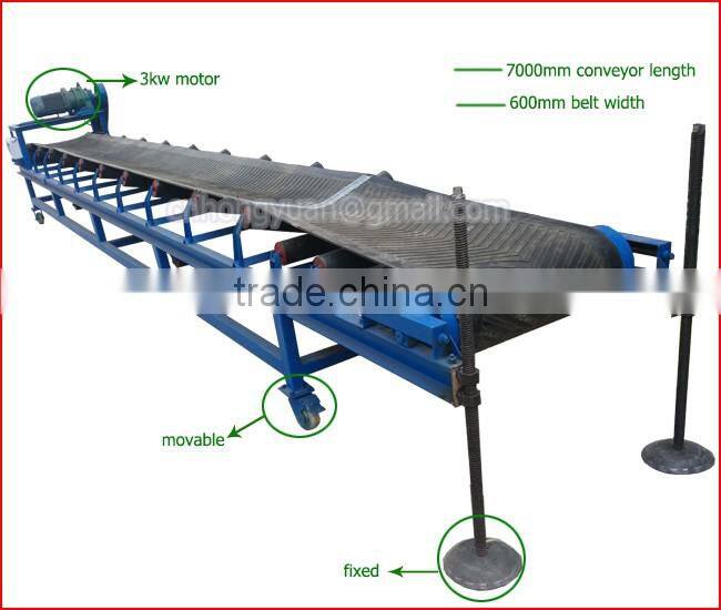 International standard gravel conveying horizontal belt conveyor