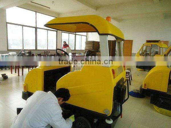 Open air use mechanical road sweeper for sale