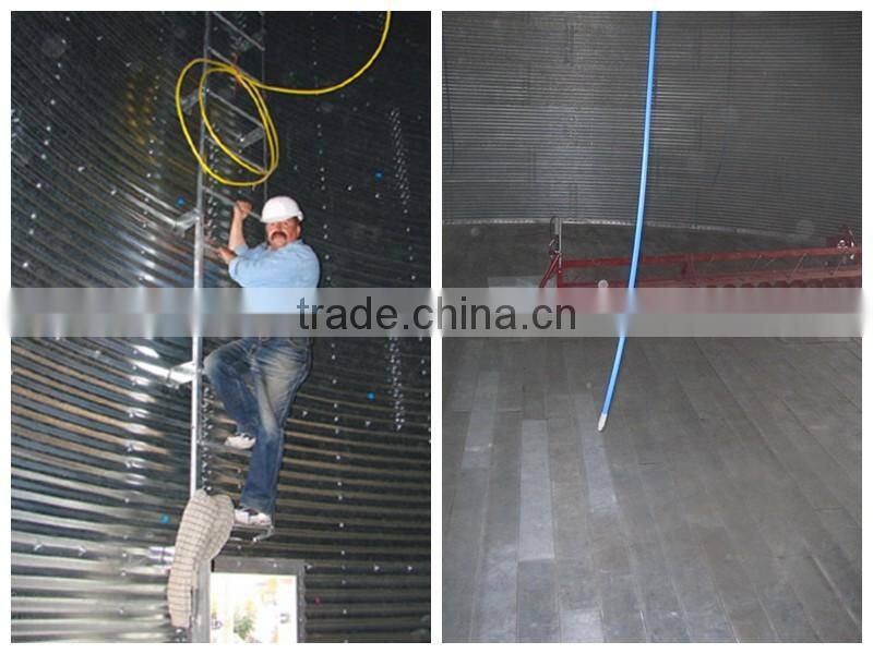 wheat silo temperature testing cables sample