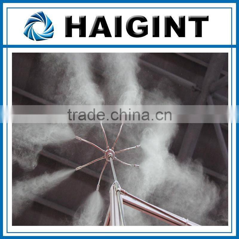 TY0613 Brass Misting Nozzle with nickle plated body, High pressure metal mist anti drip nozzle for High Pressure Fog System