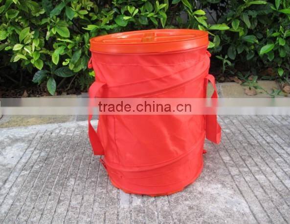 jute HESSIAN BAG/ heavy duty pop up bag garden/ waste leaf leaves bag