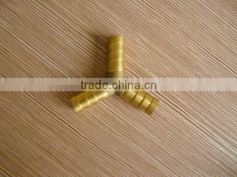 hose barbed brass y fitting for 6 8 10 12 mm air hose