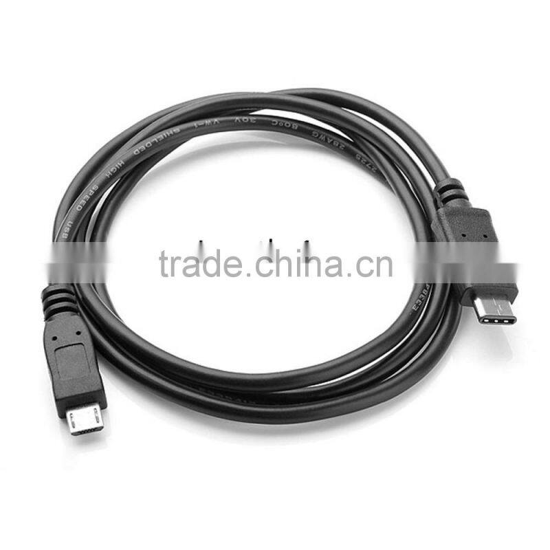 1M USB 3.1 C Type C connector Male to Micro USB male Data Cable for tablet&smart phone