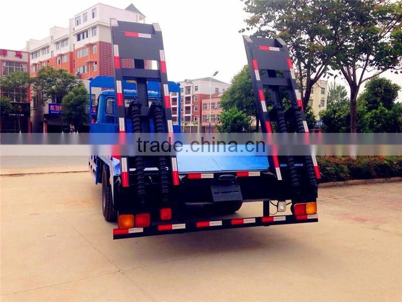 china dongfeng 145 4x2 flatbed tow truck in hot sale