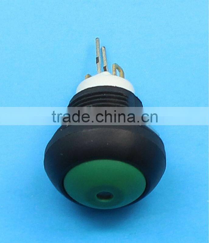12mm illuminated momentary push button switches