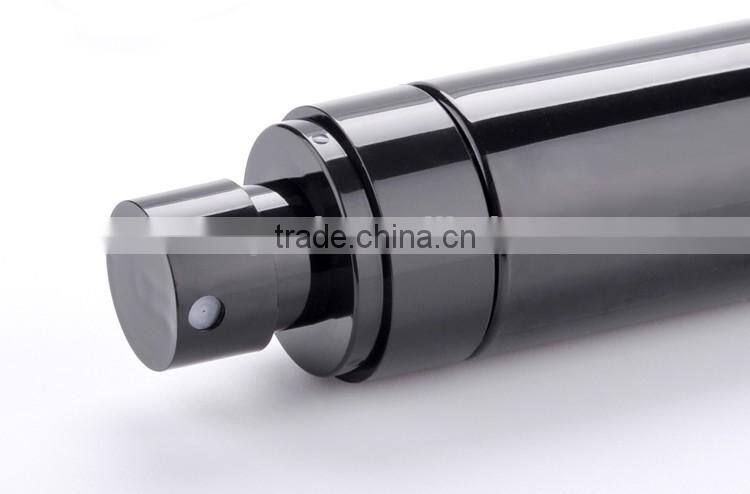 Wholesale black color 120ml PET bottle with sprayer pump