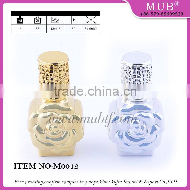 M0008 roll bottle glass bottle aluminum perfume bottle wholesale