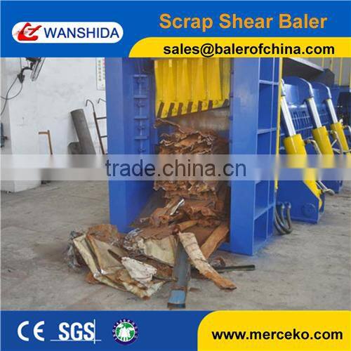 CE certificated aluminum shearing baler