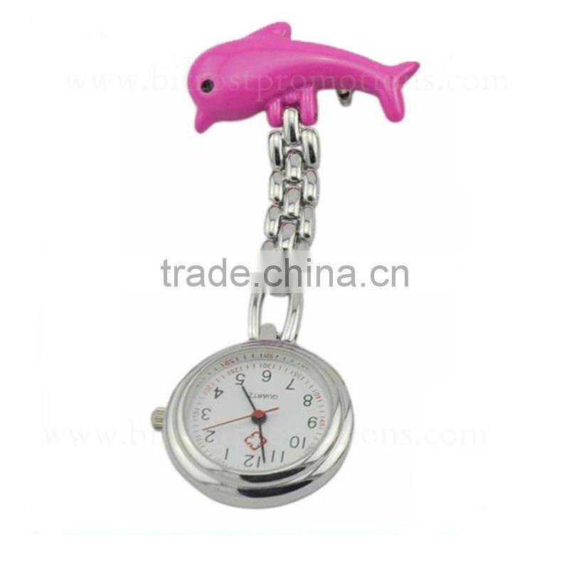 Dolphin Cheap Promotions Brooch Pocket Nurse Watch