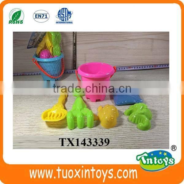 hot plastic summer sand beach toys play set 6pcs