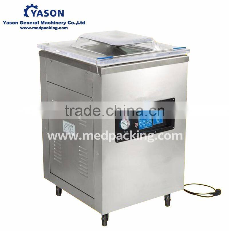 DZ-500-2D single chamber vacuum packaging machine for food