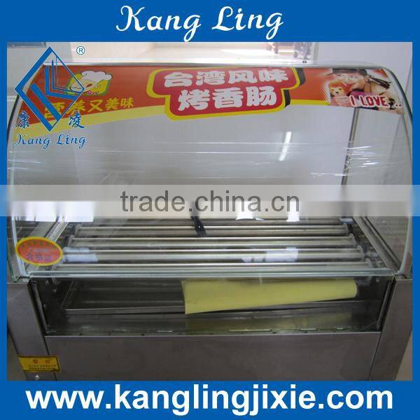 commercial hot sale hot dog roller machine