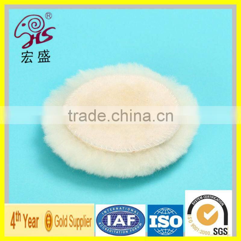 hongsheng product 100% Australian wool nylon tape Backing Diamond Polishing Pads china factory