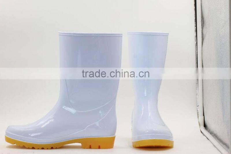 Comfortale lightweight pvc rain boots,food factory safety shoes