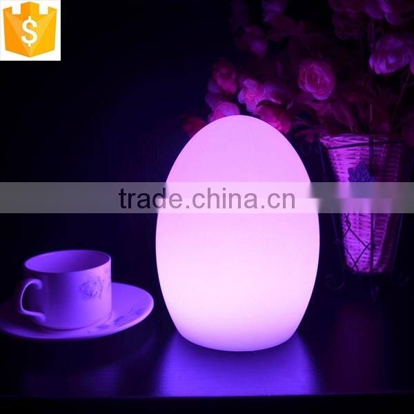 Multi-color change Decorative LED table lamp for home hotel bar