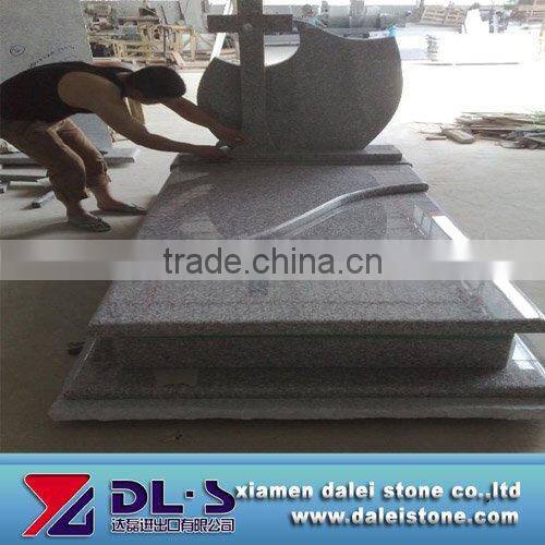 G664 granite headstone, tombstone, headstone