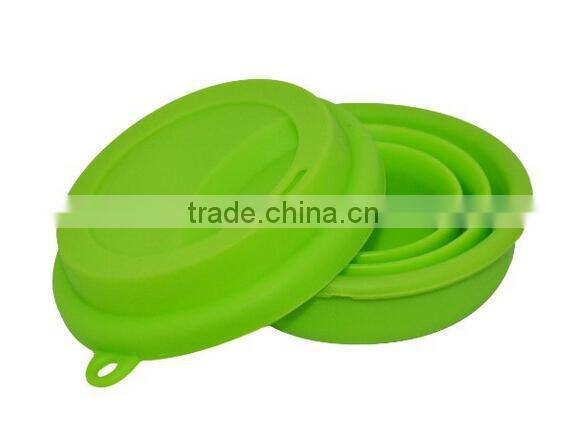 Collapsible Travel Silicone Camping Cup BPA Free OEM ODM