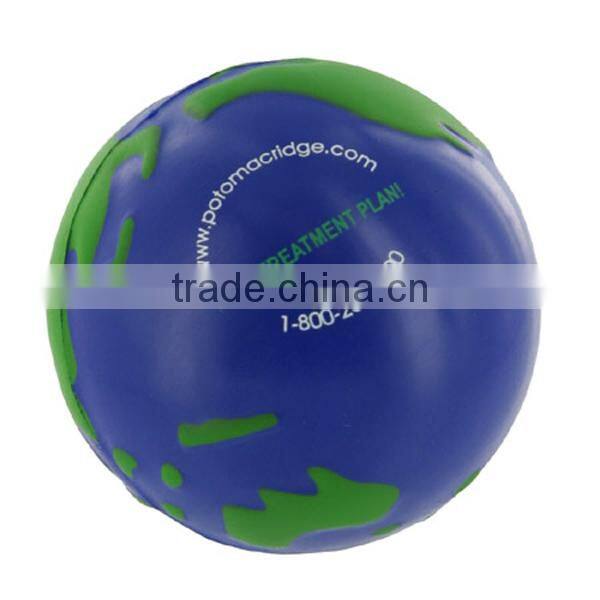 Custom Logo printed PU stress earth