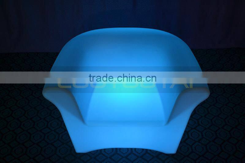 High-grade illuminated led bar furniture battery opertaed remote control led bar sofa LTT-SA07