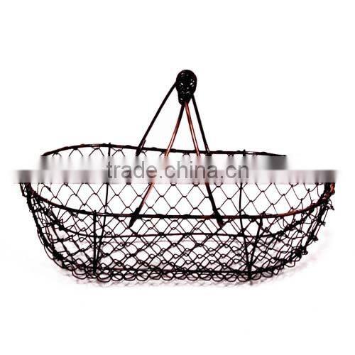 3 tier metal fruit basket 3 tier wall baskets 3 tier hanging basket