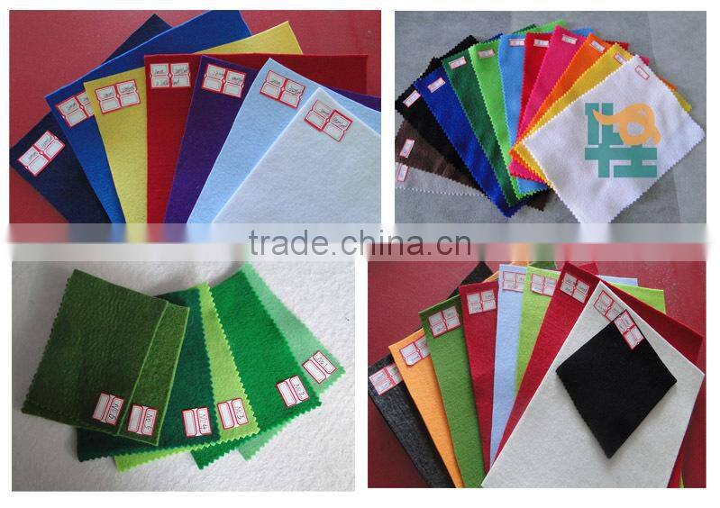 Colored felt