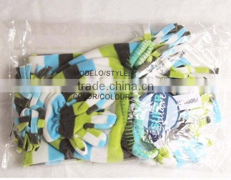 Stock kid's gloves scarf and hat set