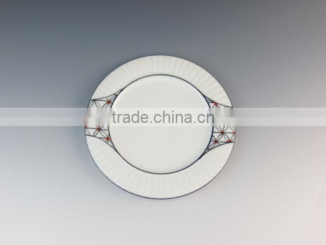 ceramic eco-friendly durable dinner ware type dinner set with decal