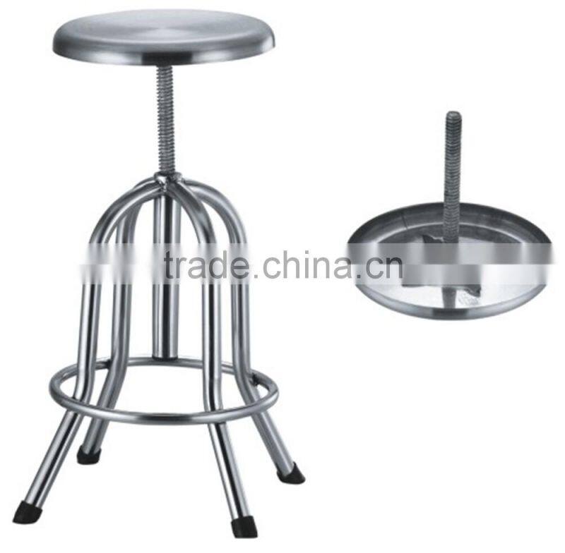 Rolling Adjustable Stools with Stainless Steel