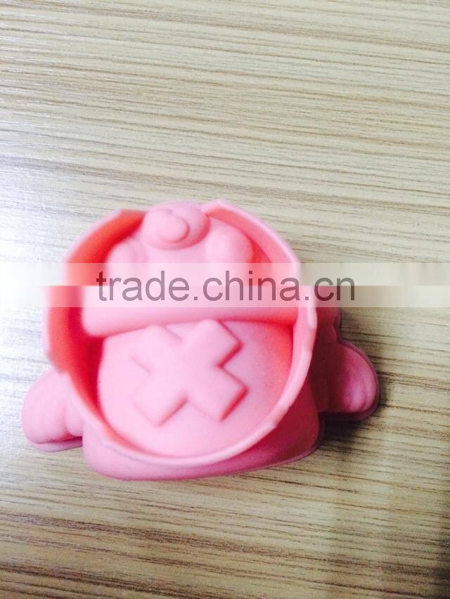 Cartoon shape of non-stick and cheap DIY silicone cake mold