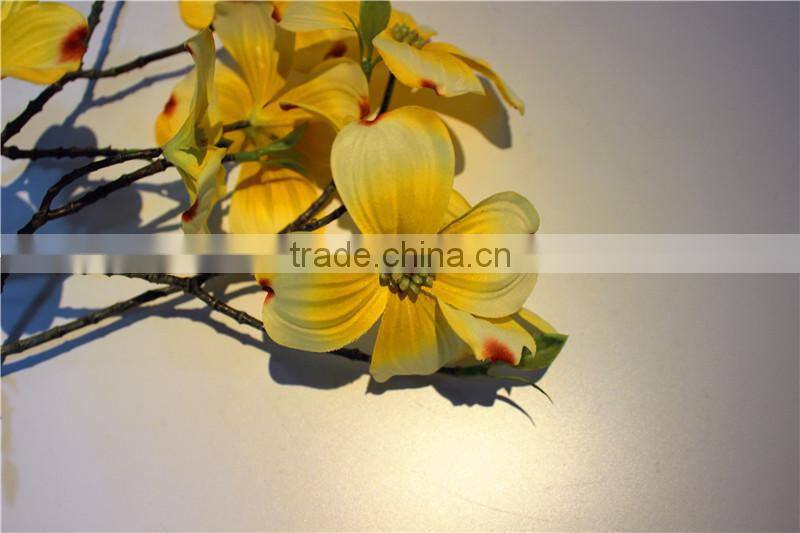 Home garden decoration 70cm hight yellow cornus chrysanthemum wedding flower EHMF03 0401