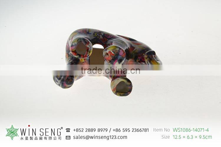 Competitive price lovely cute animal shaped ceramic elephant piggy bank