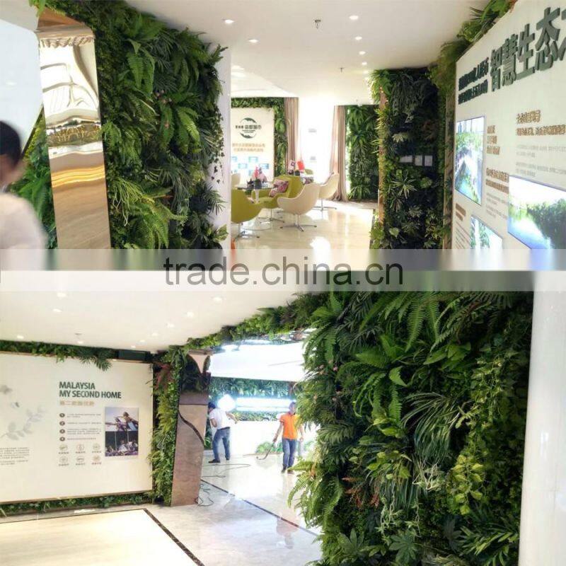 Landscape Green Plant Wall Design and Making For Hotel and Resturant Decor