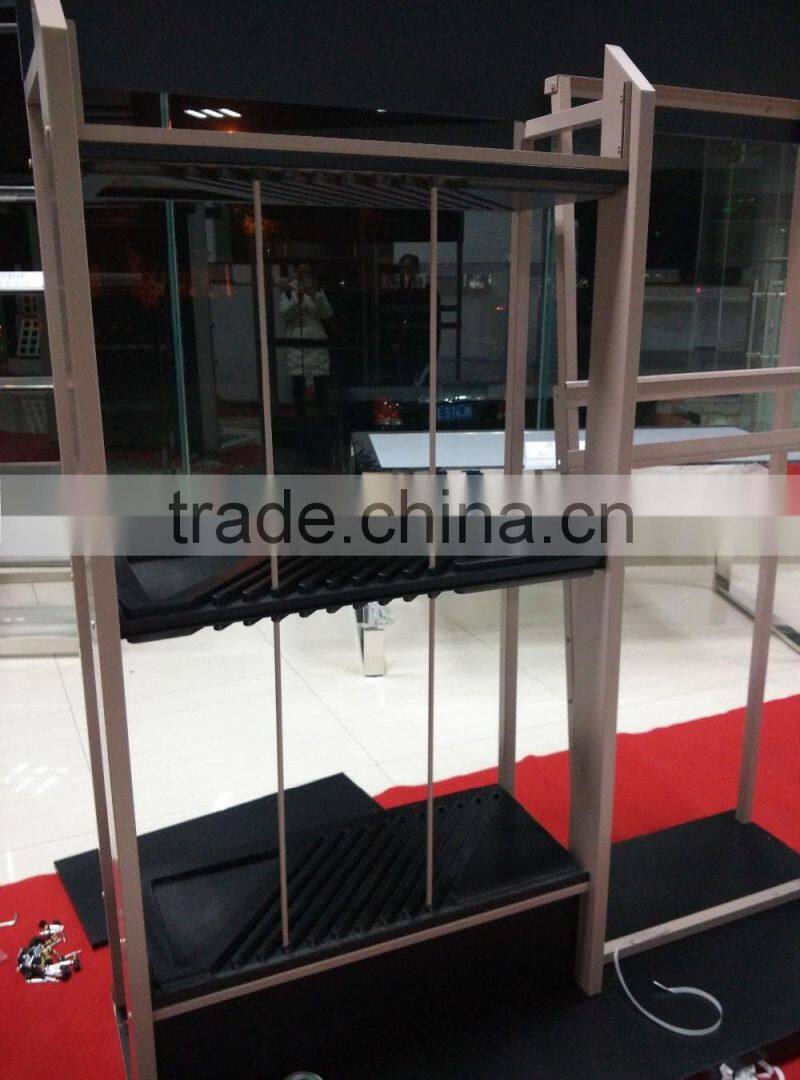 ps plastic blister display shelf by vacuum forming