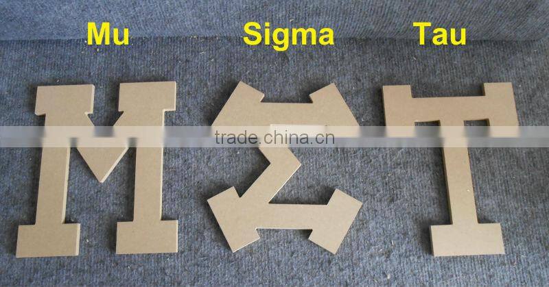 customized natural wood MDF alphabet letters