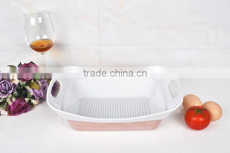 11.5" Square porcelain baking tray