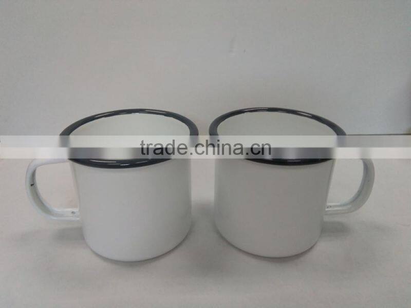 OEM design enamel mug custom printing for souvenir gift