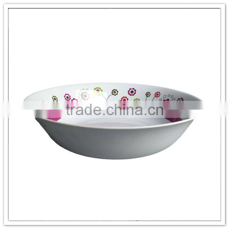 China tableware baby sets food products soup bright round plastic bowls