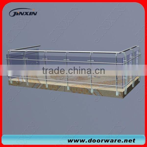JINXIN Heavy Duty High-Grade Glass Fence Post/Glass Balcony Post