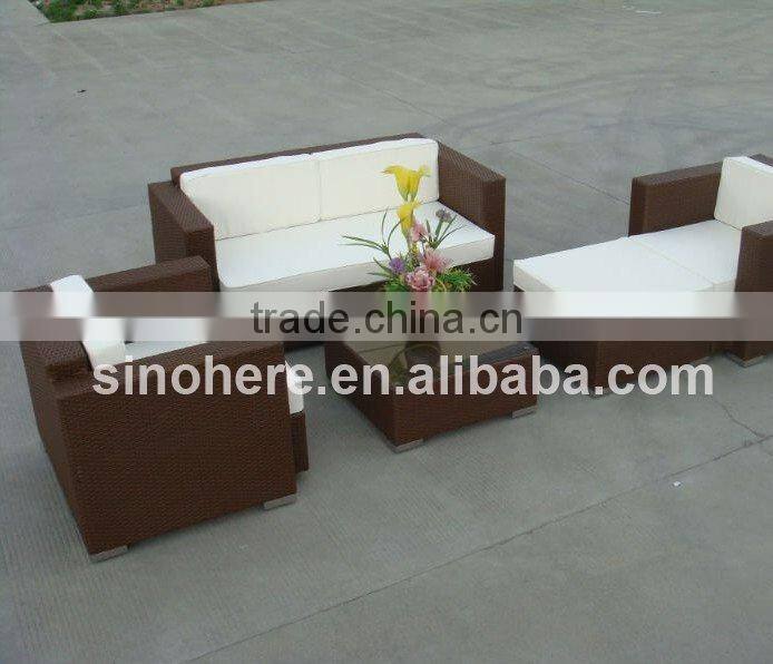 outdoor artificial rattan sofa Garden furniture set AY1085
