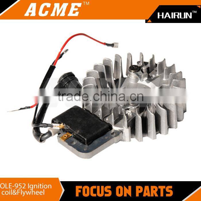 Chainsaw parts OL952 flywheel with Ignition Coil