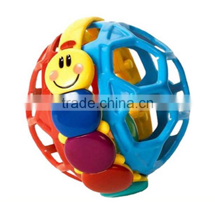 Early Educational Toy Ball Bendy Ball Plastic Baby Rattle