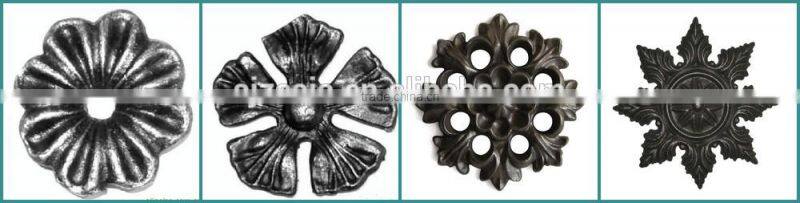 metal fence decoration