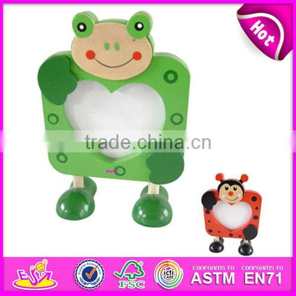New design wooden picture frame for Christmas gift,wooden toy wall photo frame for children,cute wooden picture frame WJ277971