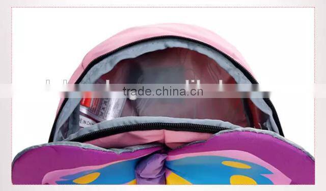 2016 3d cartoon school backpack for kids