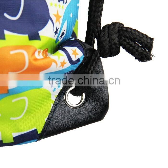 New recycle Factory Promotional drawstring nylon sling bag