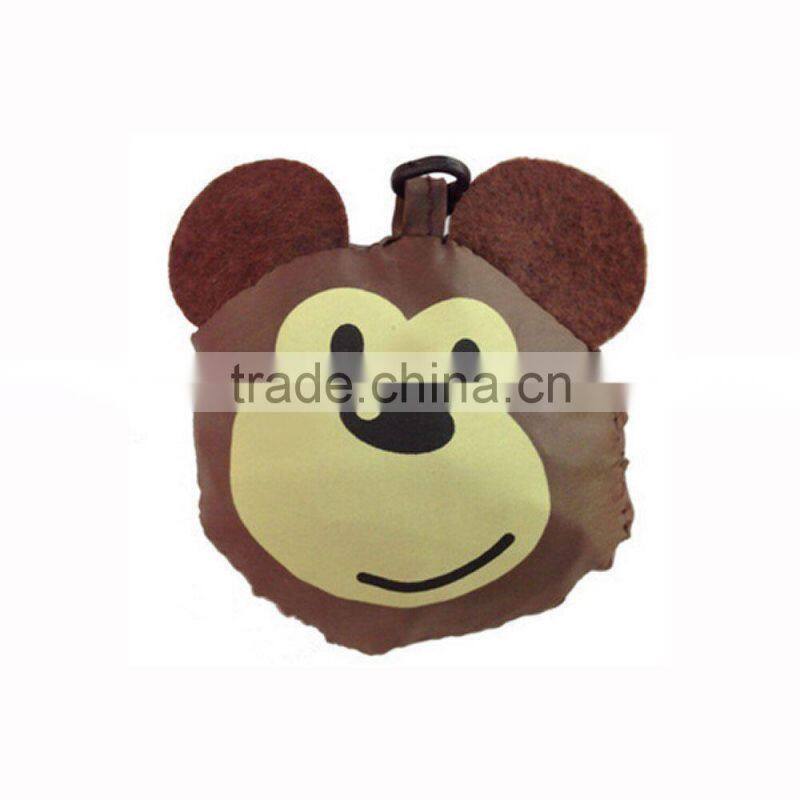 Cute animal foldable shopping bags Fashion storage tote bags Eco friendly shopping tote bags