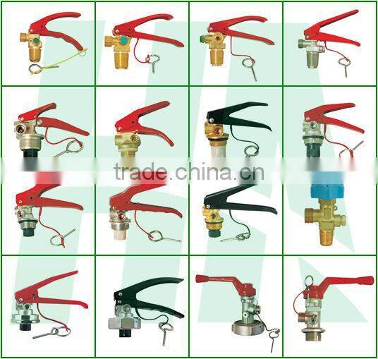 Co2 valve for fire extinguisher