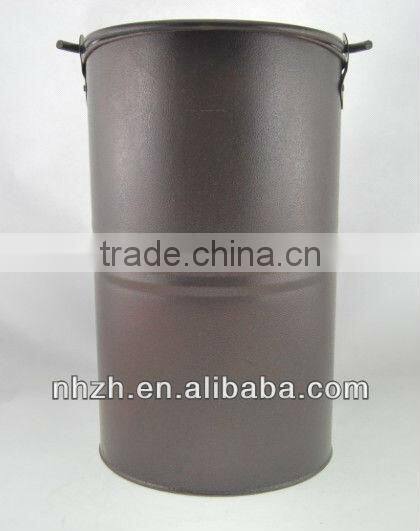 household golden metal coal hod