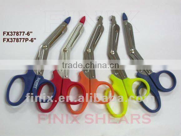6 and 7 Inches with P. P. Grip Nurse Scissors