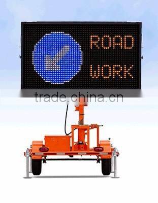 Solar Led Color Message Signs For Traffic Management, Outdoor 5 color VMS